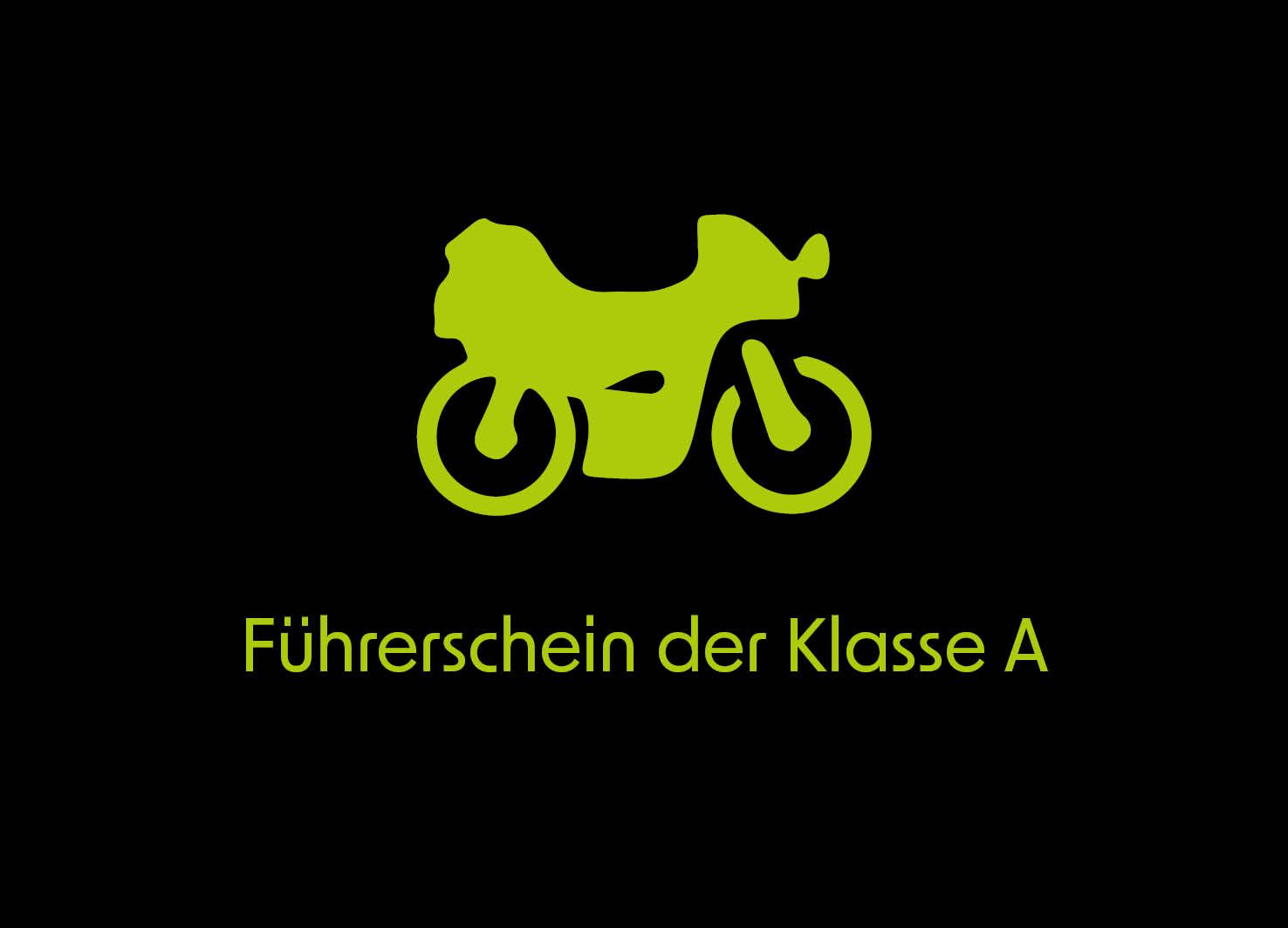Icon Führerschein der Klasse A der Fahrschule Kaisinger in Landsberg und Obermeitingen